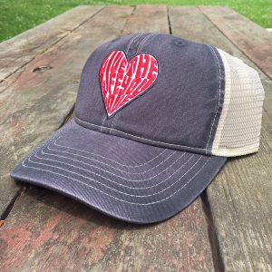 Live the Life you Love Heart Hat – Hooked Productions & Live the Life ...