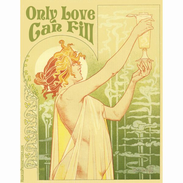 Only Love Can Fill Sticker