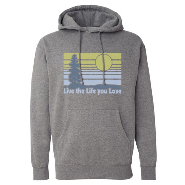 Live the Life you Love® Pacific Sun Hoody in heather grey