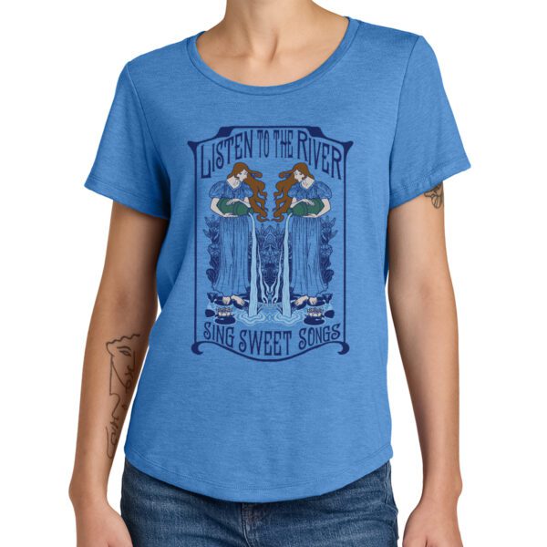 Listen to the river Ladies T-shirt - Image 2