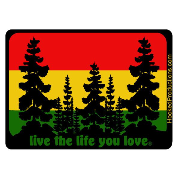 Rasta Sunset sticker