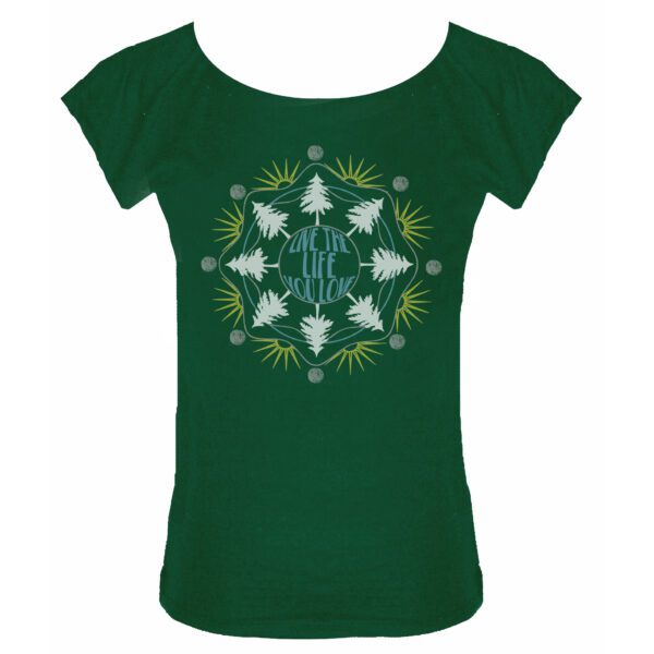 Tree Mandala Bamboo Ladies Tee