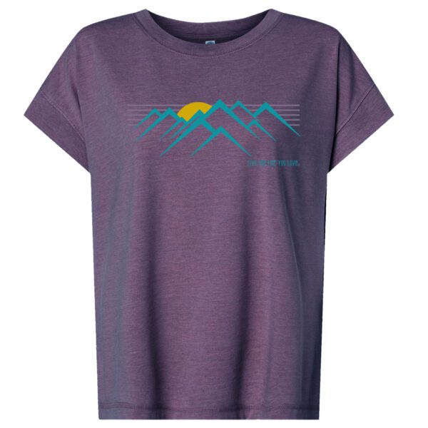 Turquoise Mountain Boxy Tee - Image 2
