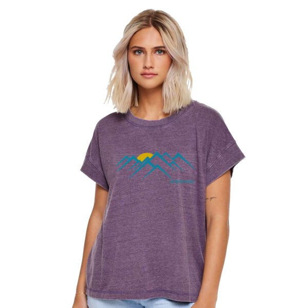 Turquoise Mountain Boxy Tee