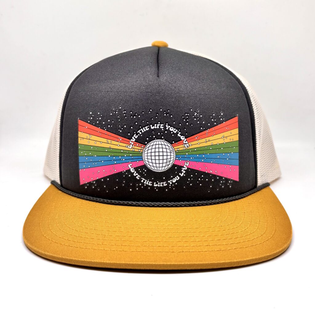 Live the Life you Love Disco Hat
