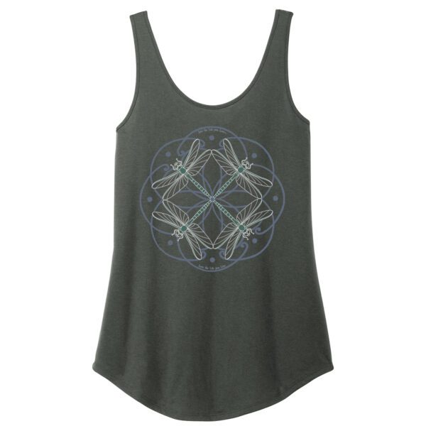 dragonfly mandala tank front