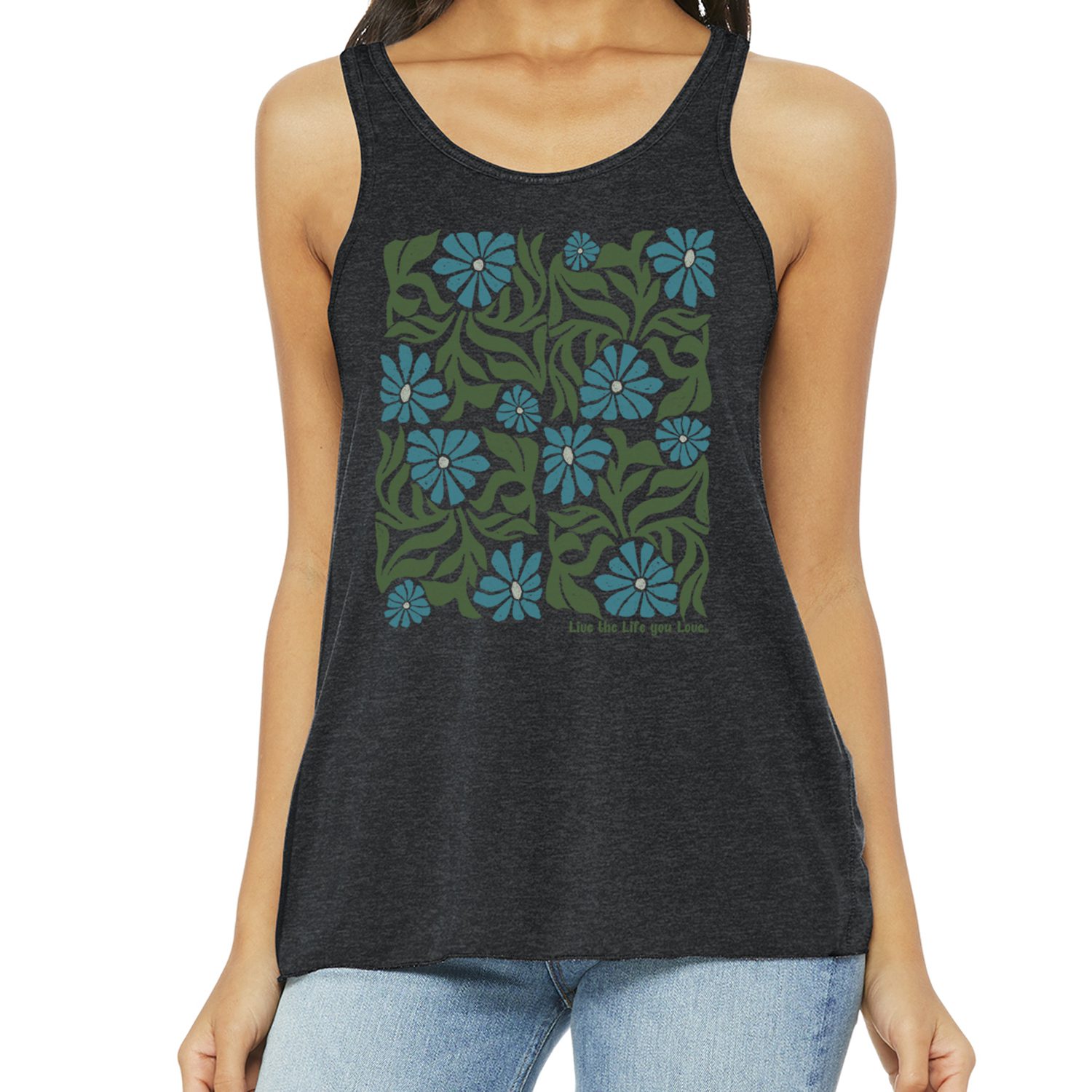 Flower Stamp Flowy Tank - Image 4